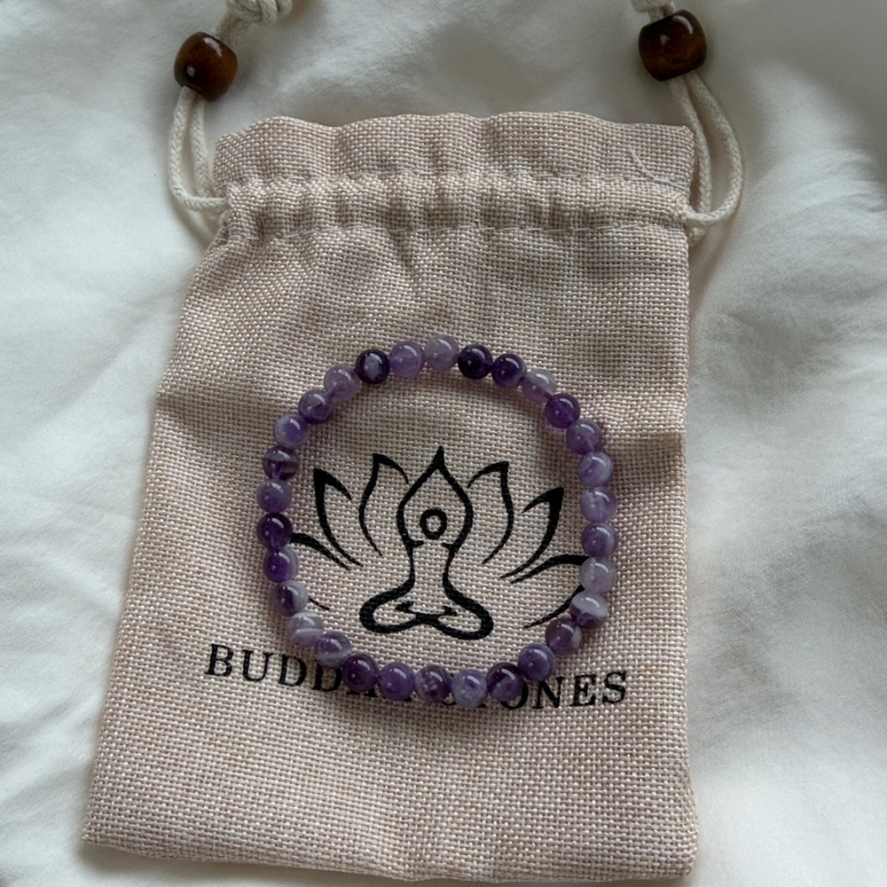 Purple Beaded Bracelet